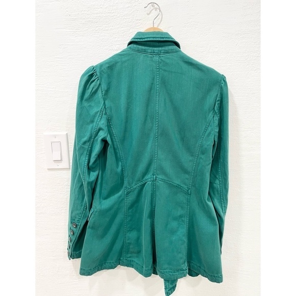 Free People Green Blazer Jacket - Picture 5 of 5